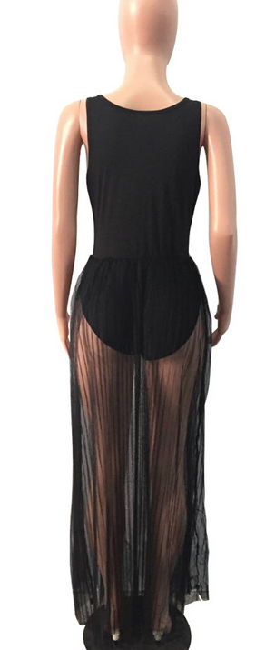 Dresses For Women-Gorgeous Maxi See through Party Dress-Black - GOTITA ...